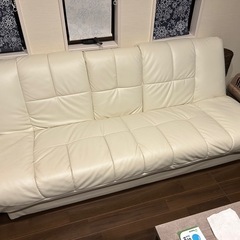 3人掛けソファベッドの画像