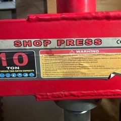 油圧プレス10トンの画像