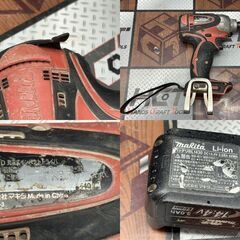 【中古】マキタ Makita TD131D 充電式インパクトドライバ バッテリ×1付き ※多少軸ブレ有【ハンズクラフト佐賀】の画像