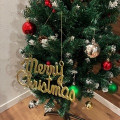 クリスマスツリー飾リ付け付の画像