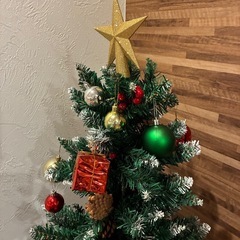 クリスマスツリー飾リ付け付の画像