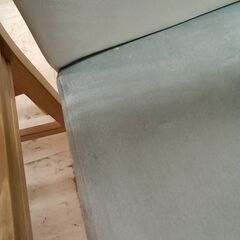 リユースのサカイ栃木店★ジモティ割あり★  ダイニングセット2人用 ホワイト W73×D73×H70.5 クリーニング済み TC12102の画像