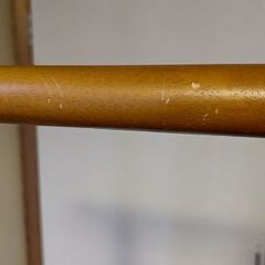 木製 折り畳み式 ハンガーラックの画像