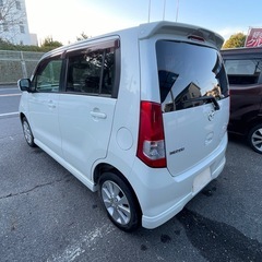 ★激安★AZワゴン　禁煙車　TVナビ　ETC  プッシュスタート　スマートキー　ドライブレコーダー　パールホワイトの画像