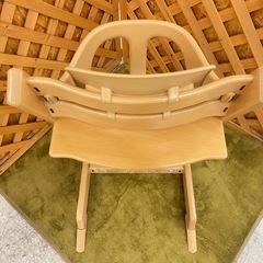 【愛品館 江戸川店】ストッケ トリップトラップ ベビーチェア ベビーセット付き 美品 ID:110-025865-007の画像