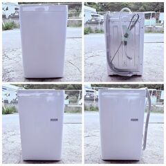 【❗️✨一人暮らしにおすすめ✨❗️】 2023年製　ヤマダ 5.5kg 全自動洗濯機 YWM-T55LW｜一人暮らし・単身用に最適｜動作確認済の画像