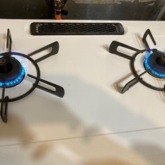 リンナイ　ガスコンロ　プロパンガス　ホワロ　　グリルの画像