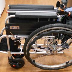 ♪MIKI/ミキ 車椅子 JTN-1B 連動ブレーキ 自走式♪の画像