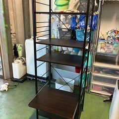 使いやすいブラウンのレンジ台（商品番号14976）の画像