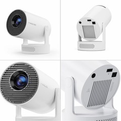 新品未使用品✨ネイティブ720P高画質！Magcubic HY300pro+ Android14 WiFi6 プロジェクターの画像
