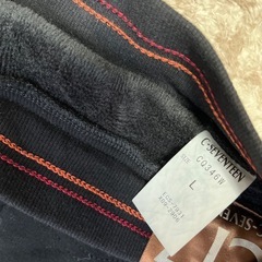 C17 ブラックスキニーパンツ 裏起毛の画像