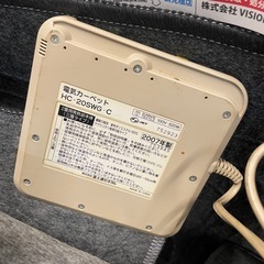 美品　2畳電気カーペット　動作確認済【E1222IL】の画像