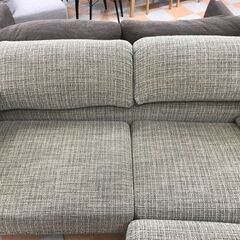 ＼家具＊家電のお店／【ｼﾞｬﾝｸﾞﾙｼﾞｬﾝｸﾞﾙ石川金沢店】ソファー2人用 オッドマン付き ツイード   W(幅)180×D(奥行き)77×H(高さ)73.0cmの画像