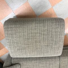 ＼家具＊家電のお店／【ｼﾞｬﾝｸﾞﾙｼﾞｬﾝｸﾞﾙ石川金沢店】ソファー2人用 オッドマン付き ツイード   W(幅)180×D(奥行き)77×H(高さ)73.0cmの画像