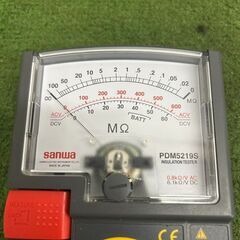 サンワ PDM5219S 絶縁抵抗計【野田愛宕店】【店頭取引限定】【中古】管理番号：ITVGILSZSNAMの画像