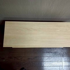 SHIRAI 木目調テレビ台／ローボード ナチュラル 横84cmの画像