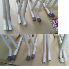 ニトリ　パイプ椅子　4脚セットの画像