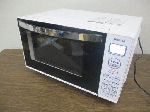 G∀小8 電子レンジ 中古家電 東芝 ER-WS17 17 L 2023年製 検：単相100V 庫内フラット 縦開き 岩槻区/足立区