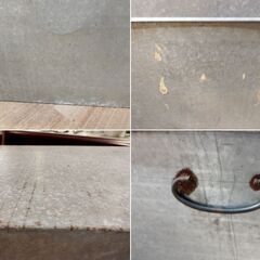 レトロ ブリキ缶 象のマーク入りトタンボックス 大型 収納箱　/TJ-2706 2Fの画像