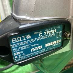 日立(HITACHI) CR7SH 190mm スライドマルノコ コード式 卓上スライド丸ノコ【市川行徳店】【店頭取引限定】【中古】管理番号：ITBF9Z41RDC8の画像