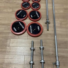 バーベル ダンベル 筋トレ器具FIGHTING ROADラバー の画像