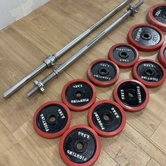 バーベル ダンベル 筋トレ器具FIGHTING ROADラバー の画像