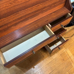 ヴィンテージ ライティング ビューロー 木製 デスクの画像