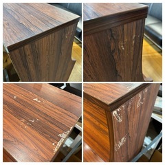 ヴィンテージ ライティング ビューロー 木製 デスクの画像