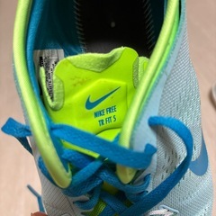 Nike 24.5㎝ 24.0㎝も可能 ライトブルー/グリーン スニーカー 女性の画像