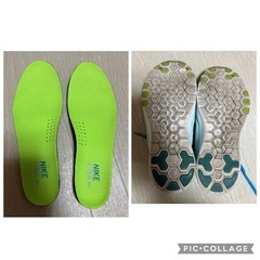 Nike 24.5㎝ 24.0㎝も可能 ライトブルー/グリーン スニーカー 女性の画像