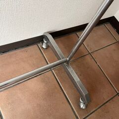 移動式スチールラック　ハンガーラックの画像