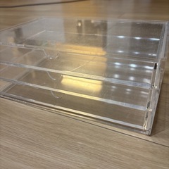無印　アクリルケース/3段の画像