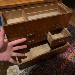 【アンティーク】 収納箱 小さめ　 　の画像