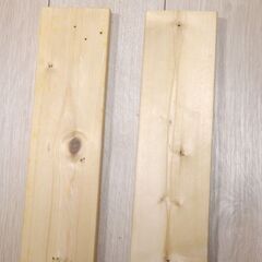 無塗装ワンバイ材1×4　長さ91cm×2本 SPF DIY木材　棚板の画像
