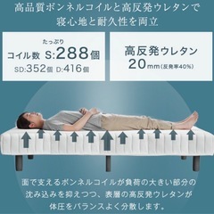 ボンネルコイルマットレス／シングルの画像