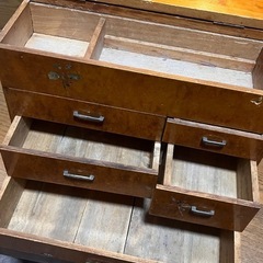 【アンティーク】 収納箱 小さめ　 　の画像