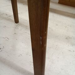 リユースのサカイ栃木店★ジモティ割あり★  テーブル ブラウン W95×D90×H75 クリーニング済み TC12103の画像