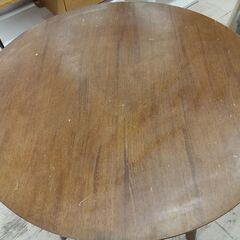 リユースのサカイ栃木店★ジモティ割あり★  テーブル ブラウン W95×D90×H75 クリーニング済み TC12103の画像