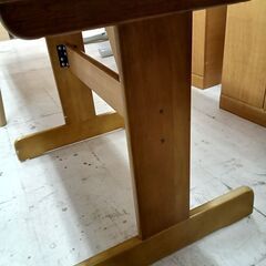 リユースのサカイ栃木店★ジモティ割あり★  テーブル ライトブラウン W120×D75×H68 クリーニング済み TC12104の画像