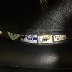 ZETTキャッチャーヘルメット　Lサイズ　少年軟式　の画像