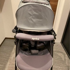 アップリカ Aprica ベビーカー カルーンエアー AC 軽量 コンパクト アニマルグレー　説明書ありの画像