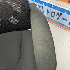 ◇ドリーム尼崎1号館◇メッシュバックOAチェア オットマン付き. BLK【ジモティー割引対象商品】の画像