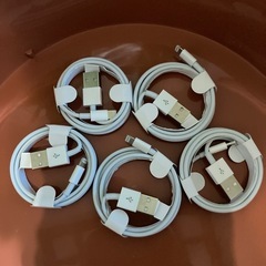 アップル充電用ケーブル1m✖️19個、新品、未使用の画像