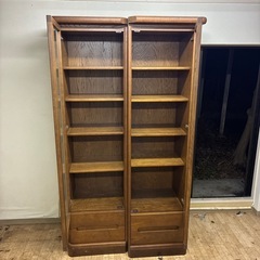 カリモク棚2個セットの画像