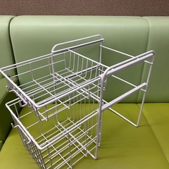 2段収納ラックの画像