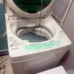 東芝洗濯機5キロの画像