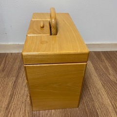 裁縫箱 木製裁縫箱 裁縫セット 新品未使用の画像