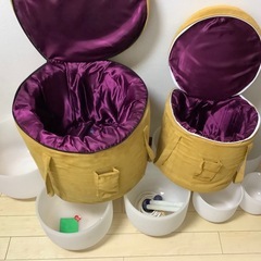 カリスキ社製クリスタルシンキングボウル7点セットプラス一個の画像