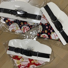 犬猫用 よだれかけ Lサイズ（3枚セット）の画像