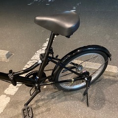 1188 折りたたみ自転車 BKの画像